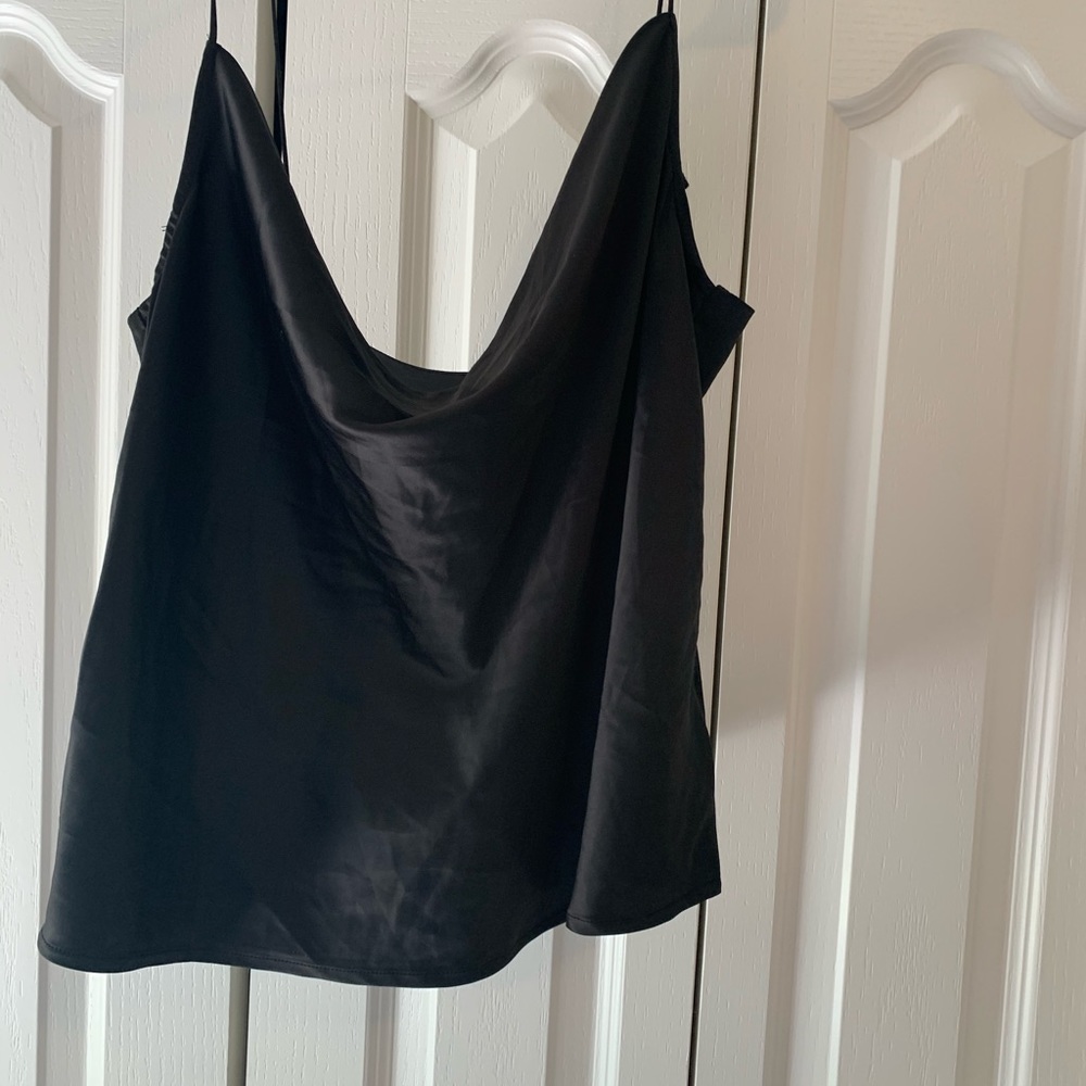 Silky Cowl Neck Tank